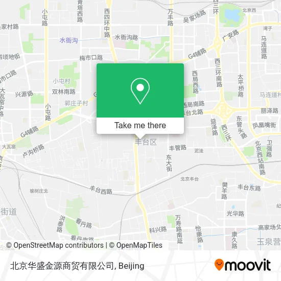 北京华盛金源商贸有限公司 map