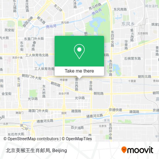 北京美猴王生肖邮局 map