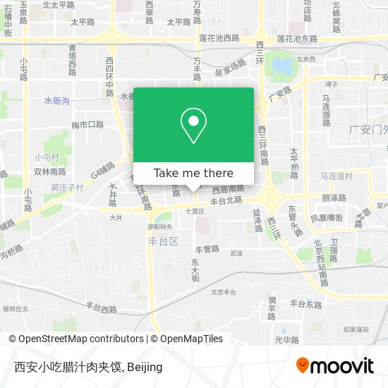 西安小吃腊汁肉夹馍 map