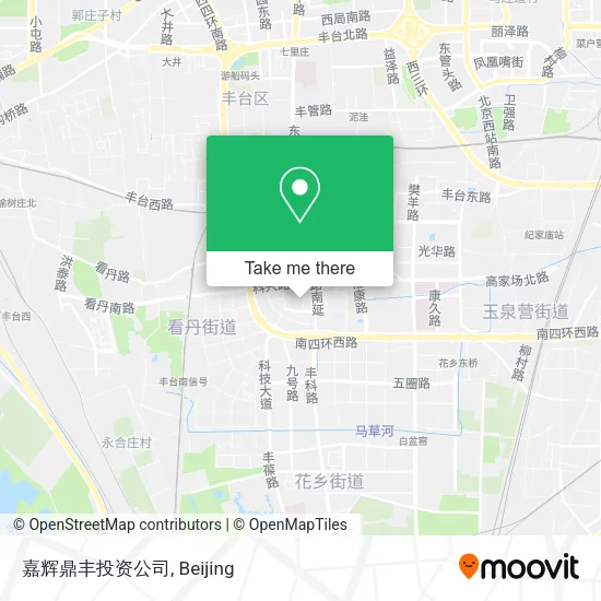 嘉辉鼎丰投资公司 map
