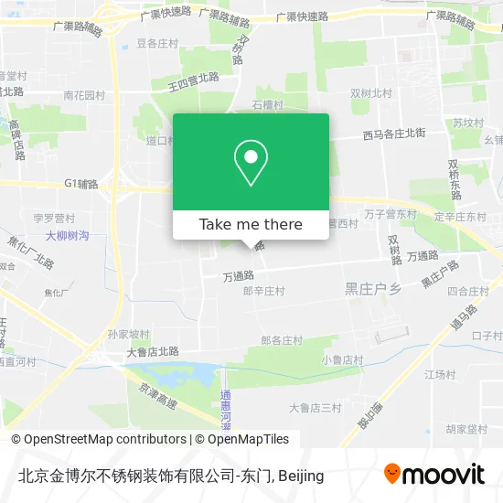 北京金博尔不锈钢装饰有限公司-东门 map
