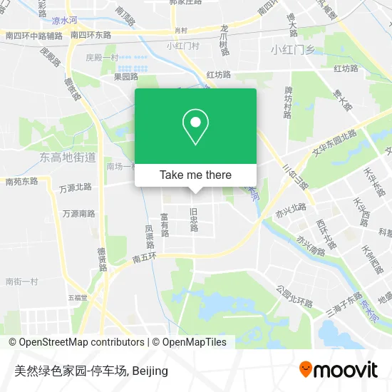 美然绿色家园-停车场 map