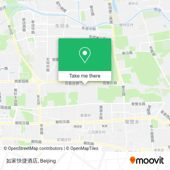 如家快捷酒店 map