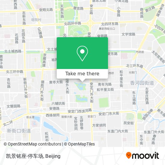 凯景铭座-停车场 map