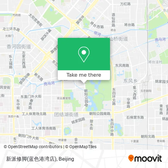 新派修脚(蓝色港湾店) map