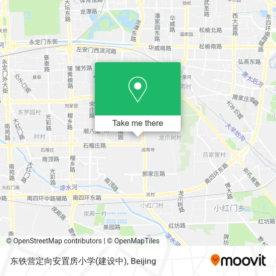 东铁营定向安置房小学(建设中) map