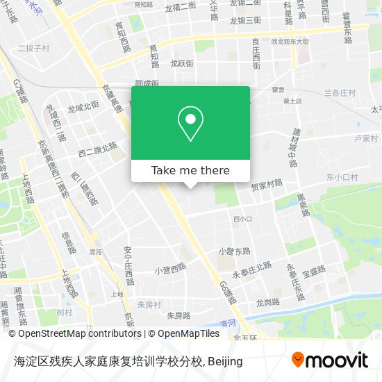 海淀区残疾人家庭康复培训学校分校 map