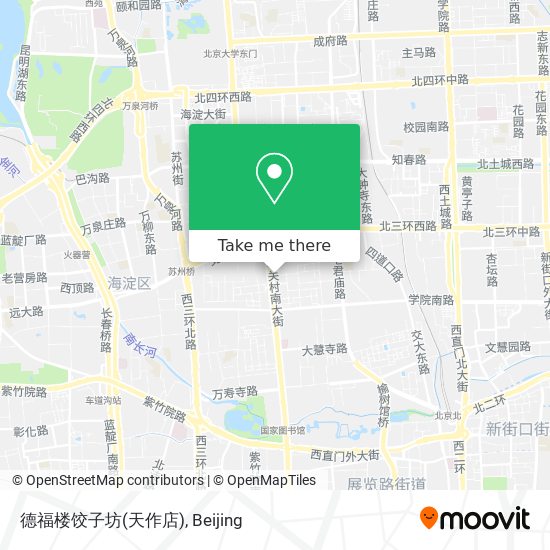 德福楼饺子坊(天作店) map
