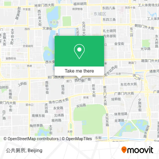 公共厕所 map