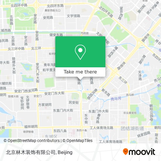 北京林木装饰有限公司 map