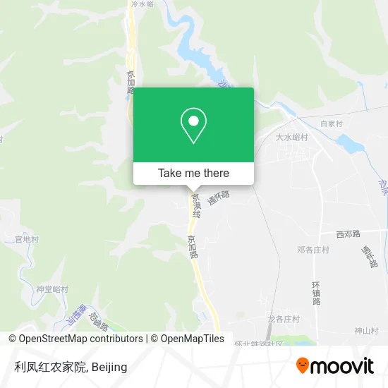 利凤红农家院 map