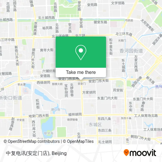 中复电讯(安定门店) map