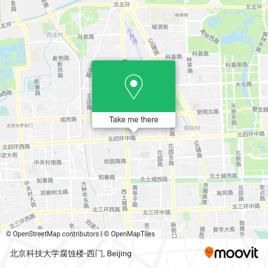 北京科技大学腐蚀楼-西门 map