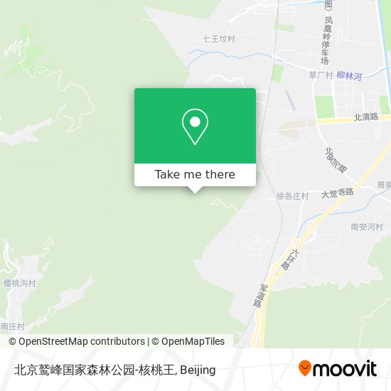 北京鹫峰国家森林公园-核桃王 map