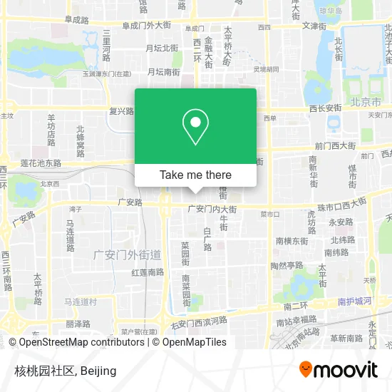 核桃园社区 map