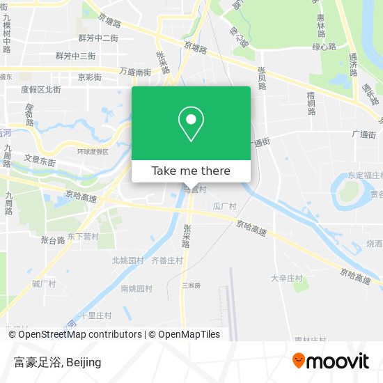 富豪足浴 map