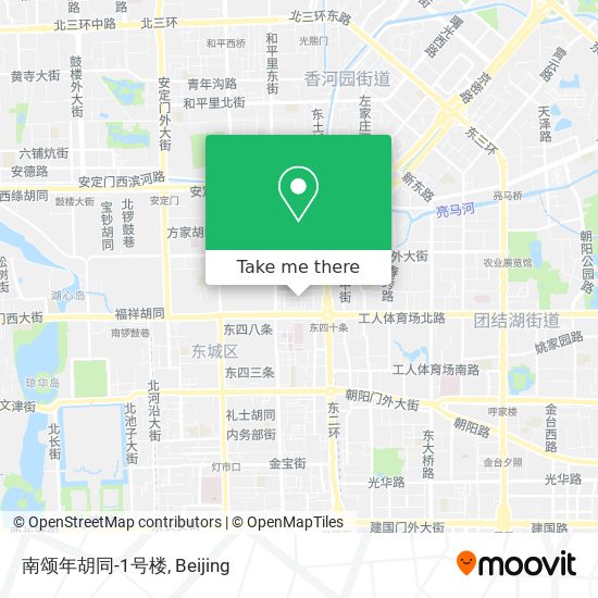 南颂年胡同-1号楼 map