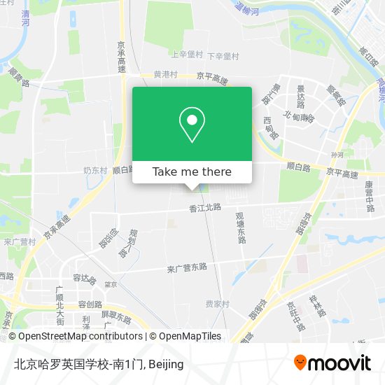 北京哈罗英国学校-南1门 map