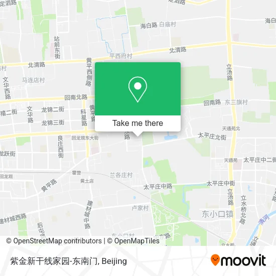 紫金新干线家园-东南门 map