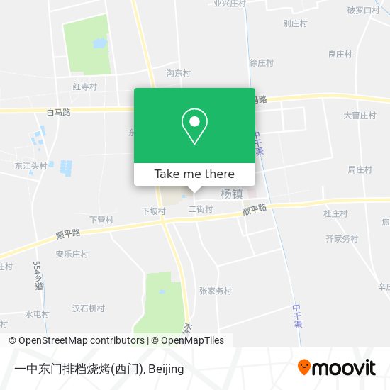 一中东门排档烧烤(西门) map