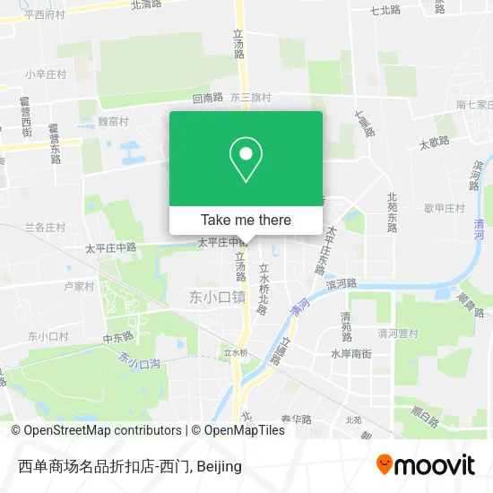 西单商场名品折扣店-西门 map