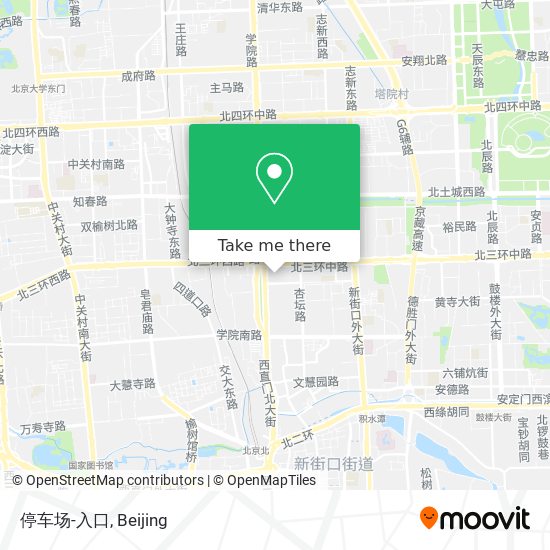 停车场-入口 map