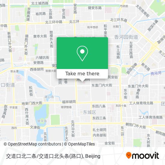 交道口北二条/交道口北头条(路口) map