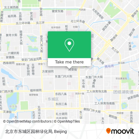 北京市东城区园林绿化局 map
