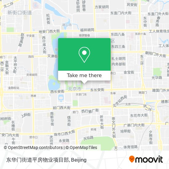 东华门街道平房物业项目部 map