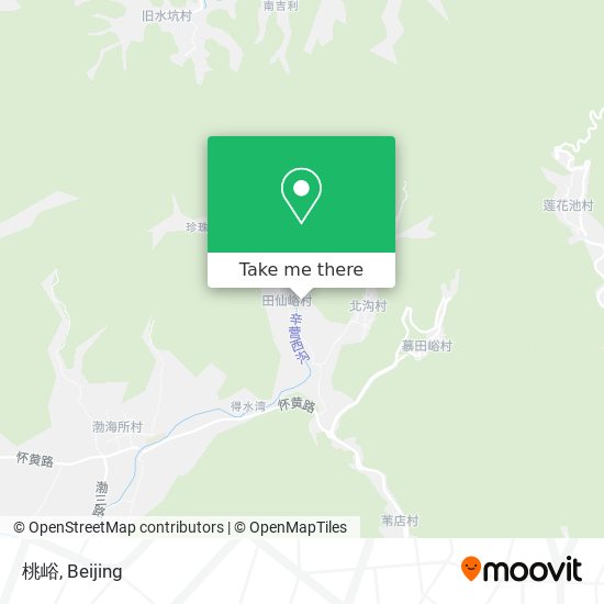 桃峪 map