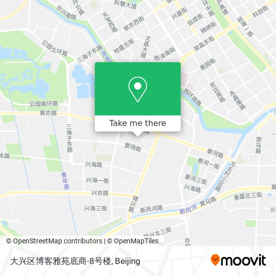 大兴区博客雅苑底商-8号楼 map