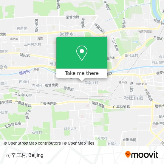 司辛庄村 map