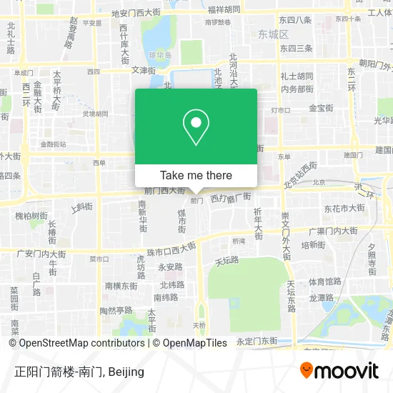 正阳门箭楼-南门 map