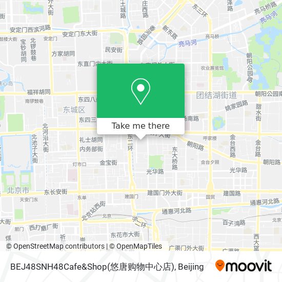 BEJ48SNH48Cafe&Shop(悠唐购物中心店) map