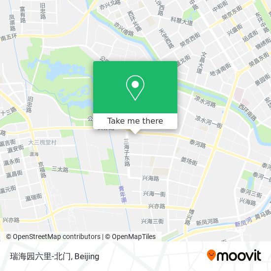 瑞海园六里-北门 map