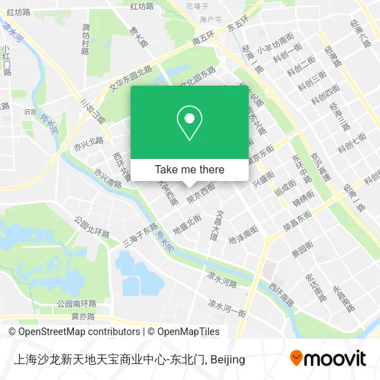 上海沙龙新天地天宝商业中心-东北门 map