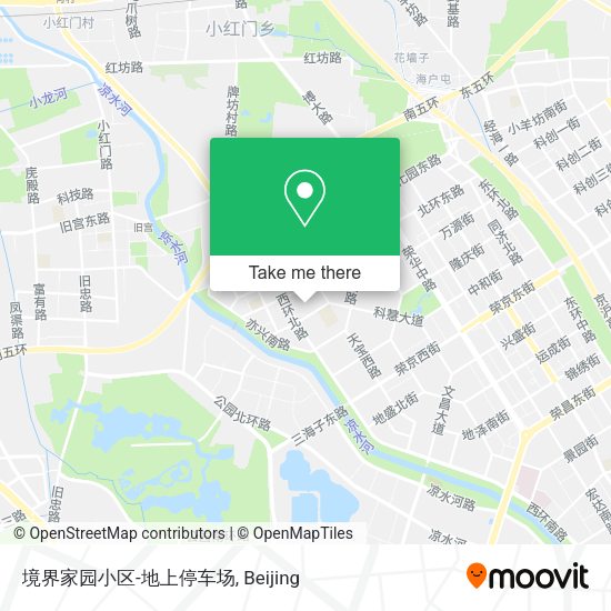 境界家园小区-地上停车场 map