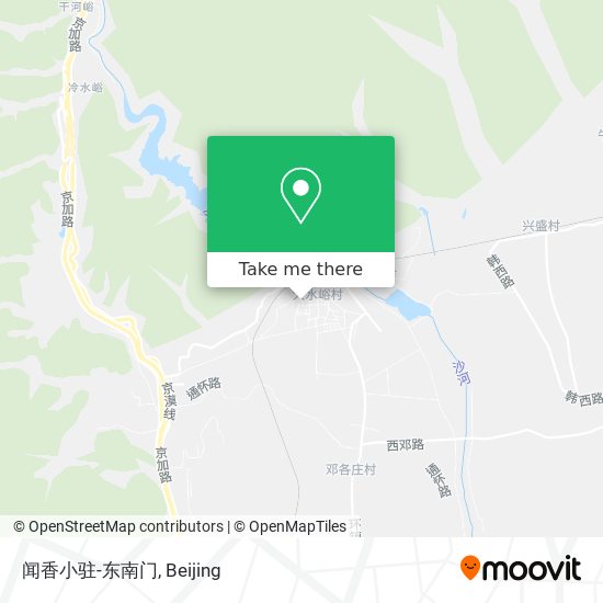 闻香小驻-东南门 map