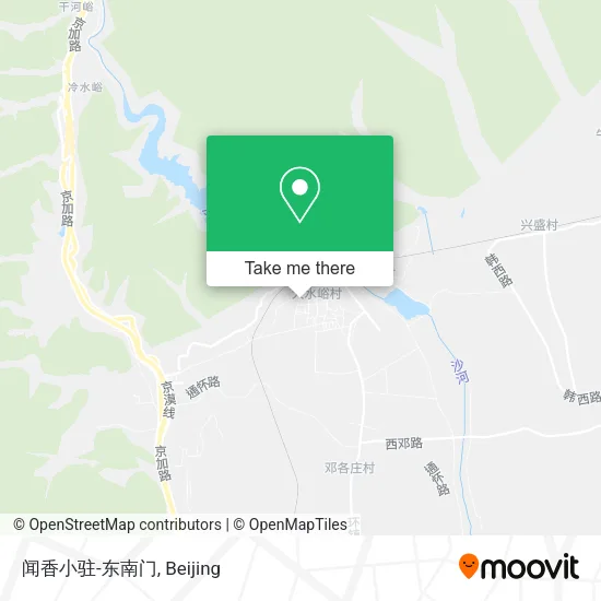 闻香小驻-东南门 map