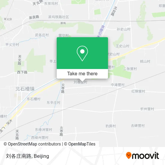 刘各庄南路 map