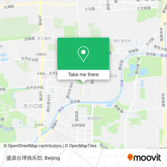 盛源台球俱乐部 map