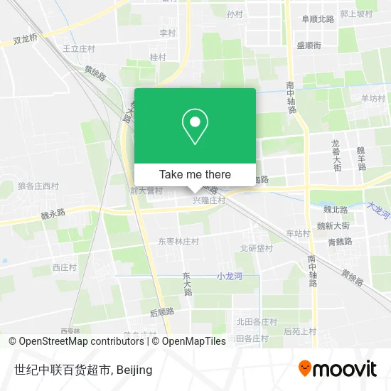 世纪中联百货超市 map