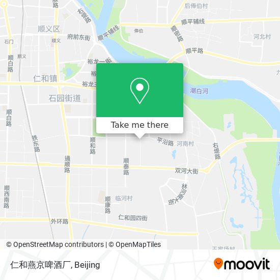 仁和燕京啤酒厂 map
