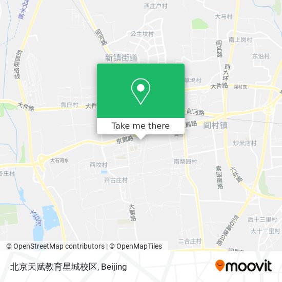 北京天赋教育星城校区 map