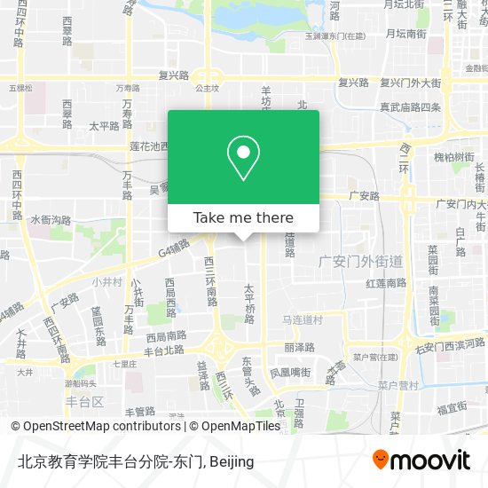 北京教育学院丰台分院-东门 map