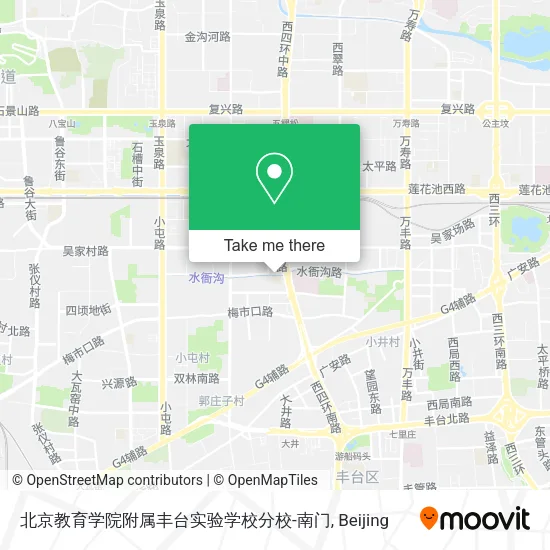 北京教育学院附属丰台实验学校分校-南门 map