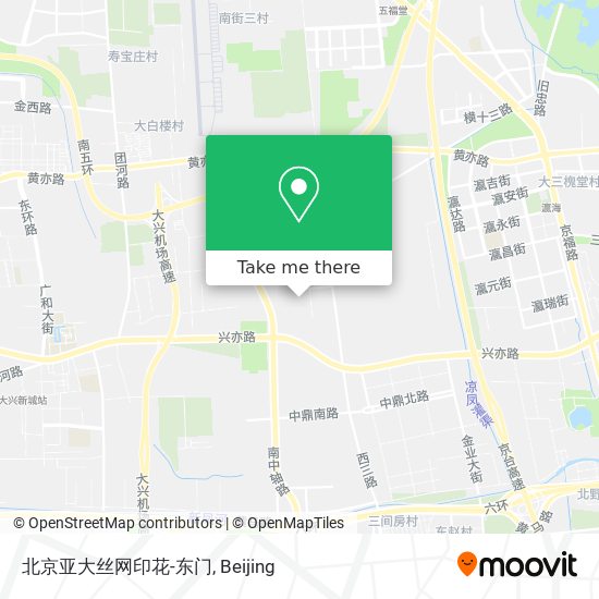 北京亚大丝网印花-东门 map