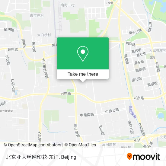 北京亚大丝网印花-东门 map