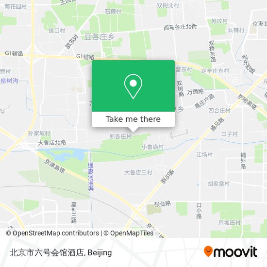 北京市六号会馆酒店 map