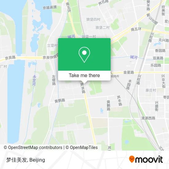梦佳美发 map